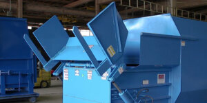 cart tipper dumper for trash compactor